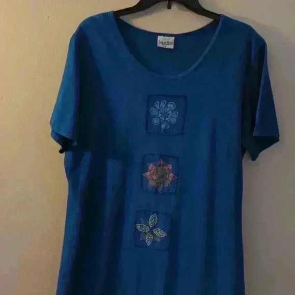 superline, medium, blue dress - Picture 3 of 8